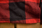 Vintage 1980s Woolrich Wool Plaid Zip Up Shacket