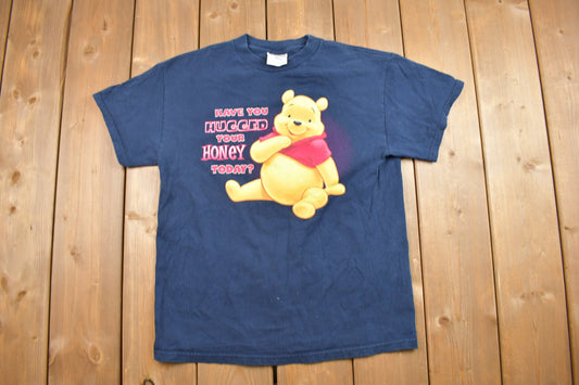 Vintage 1990s Winnie the Pooh Hug Graphic T Shirt / Vintage T Shirt / Streetwear / Graphic Tee