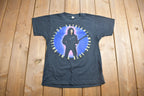Vintage 1990 Joe Satriani Flying In A Blue Dream Tour Band T-shirt