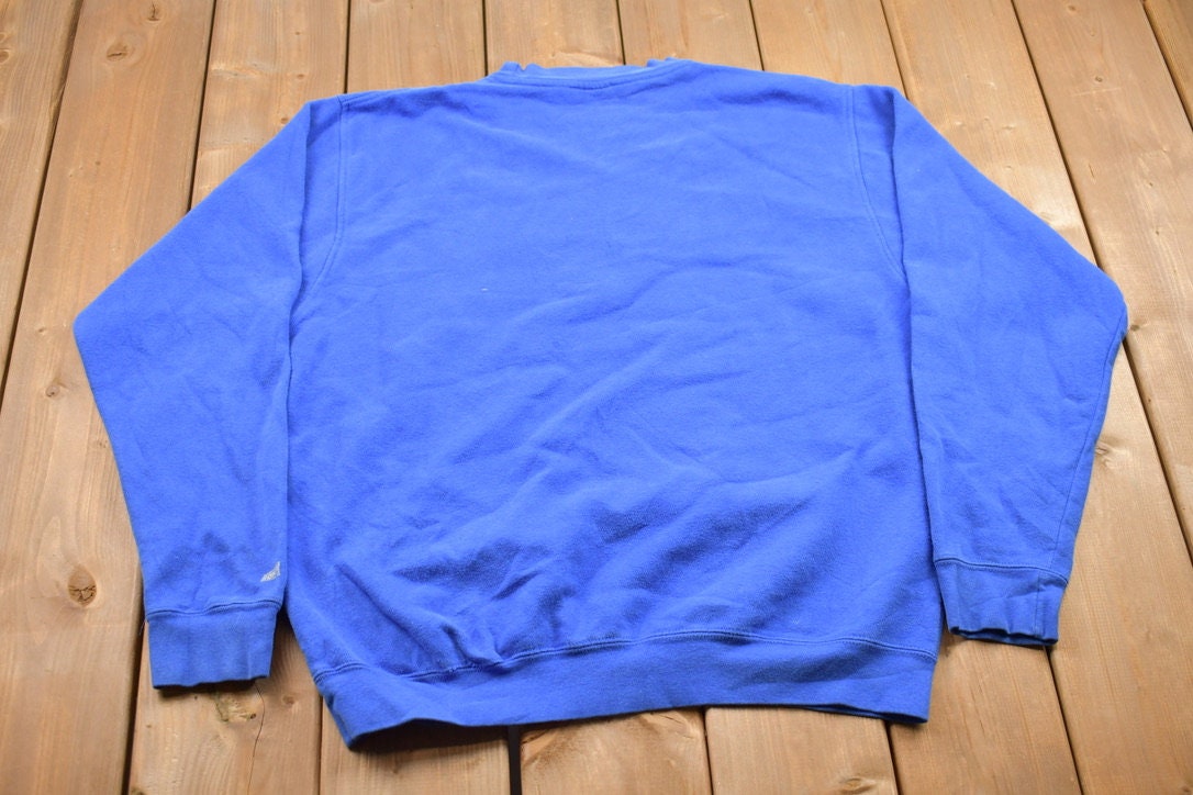 Vintage 1990s University Of Kentucky Collegiate Crewneck / Embroidered / NCAA Sweatshirt / Sportswear / Americana / Kentucky Wildcats