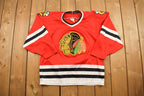 Vintage 1990s Chicago Blackhawks CCM NHL Hockey Jersey