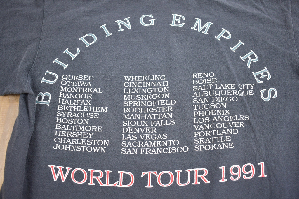 Vintage 1991 Queensrÿche Building Empires Tour Band T-shirt