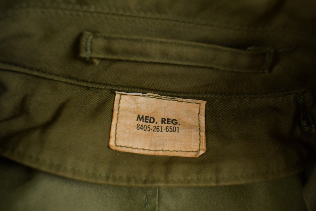 Vintage 1960s US Military Overcoat