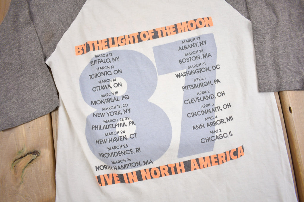 Vintage 1987 Los Lobos By The Light Of The Moon Tour Band T-Shirt