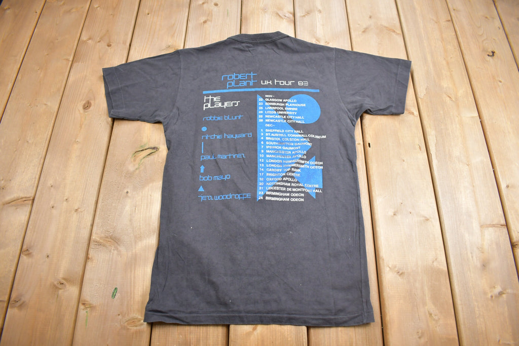 Vintage 1983 Robert Plant Uk Tour Tour T-shirt
