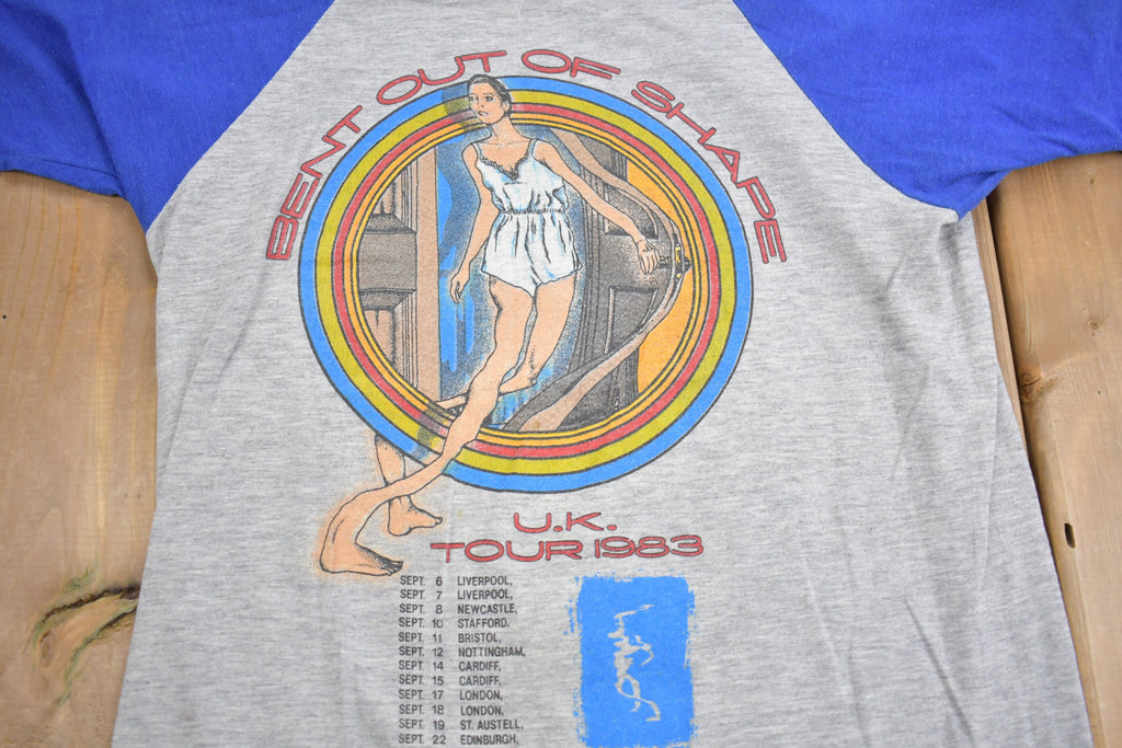 Vintage 1983 Rainbow Band U.K. Tour T-Shirt