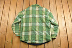 Vintage 1950s Plaid Wool Hunting Jacket