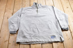 Vintage 1990s Levis Blue Jeans Quarter Zip Sweatshirt