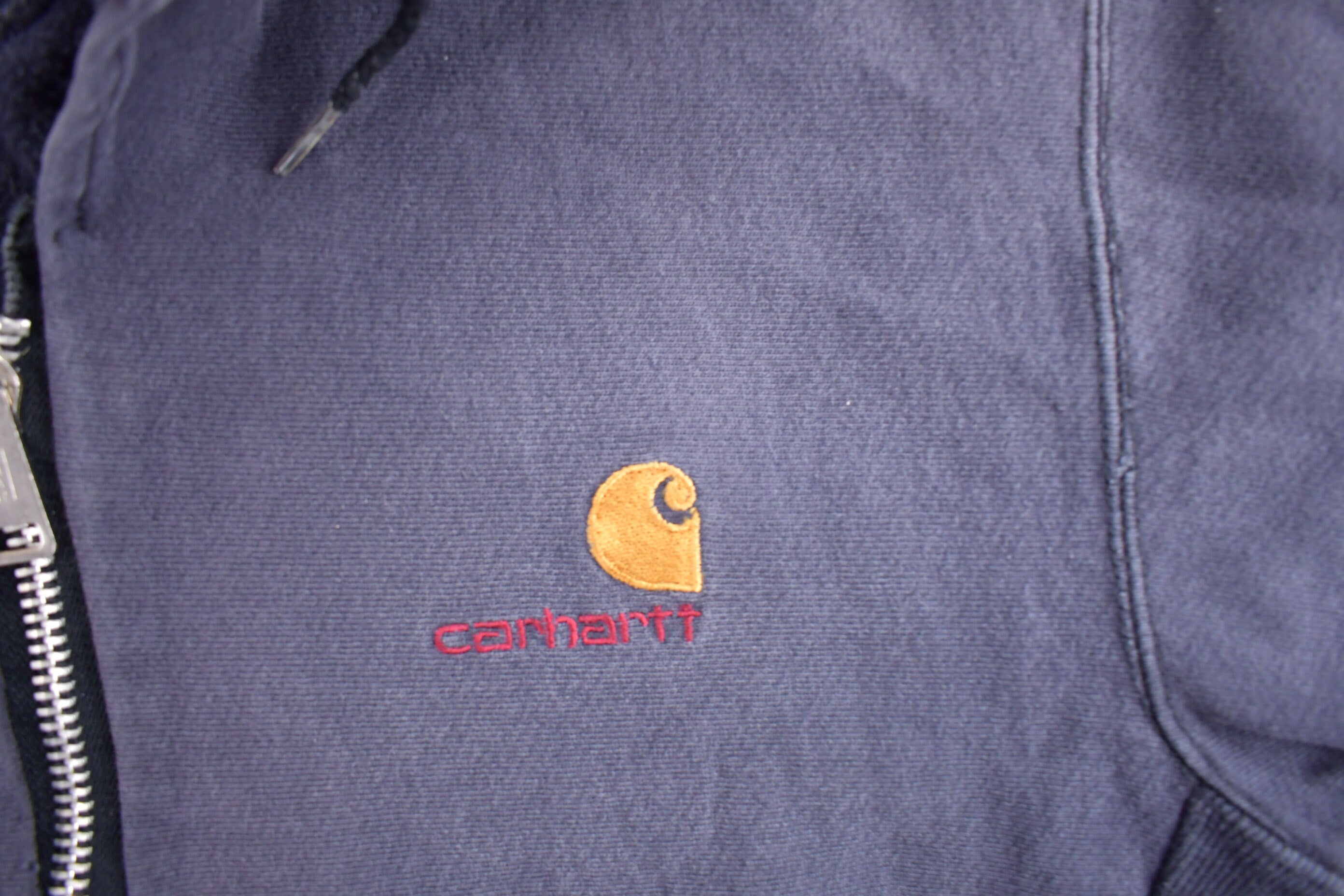 Vintage 1980s Carhartt Rugged Outdoor Zip Up Hoodie Made In USA