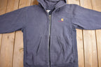 Vintage 1980s Carhartt Rugged Outdoor Zip Up Hoodie Made In USA