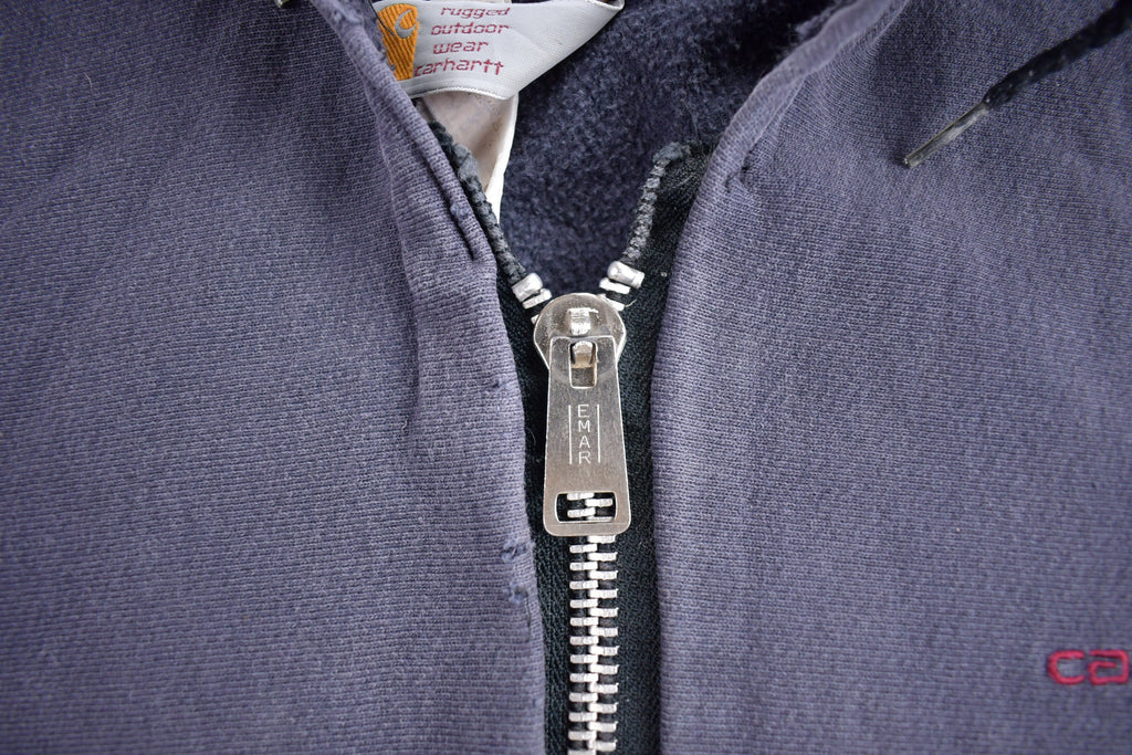 Vintage 1980s Carhartt Rugged Outdoor Zip Up Hoodie Made In USA