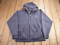 Vintage 1980s Carhartt Rugged Outdoor Zip Up Hoodie Made In USA
