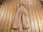 Vintage 1960s JC Pennys Ski Wear Insulated Coveralls