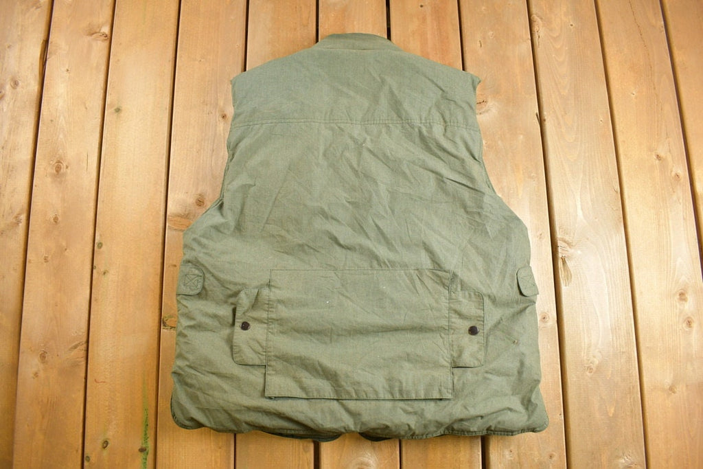 Vintage 1990s Nylon Puffer Hunting Vest