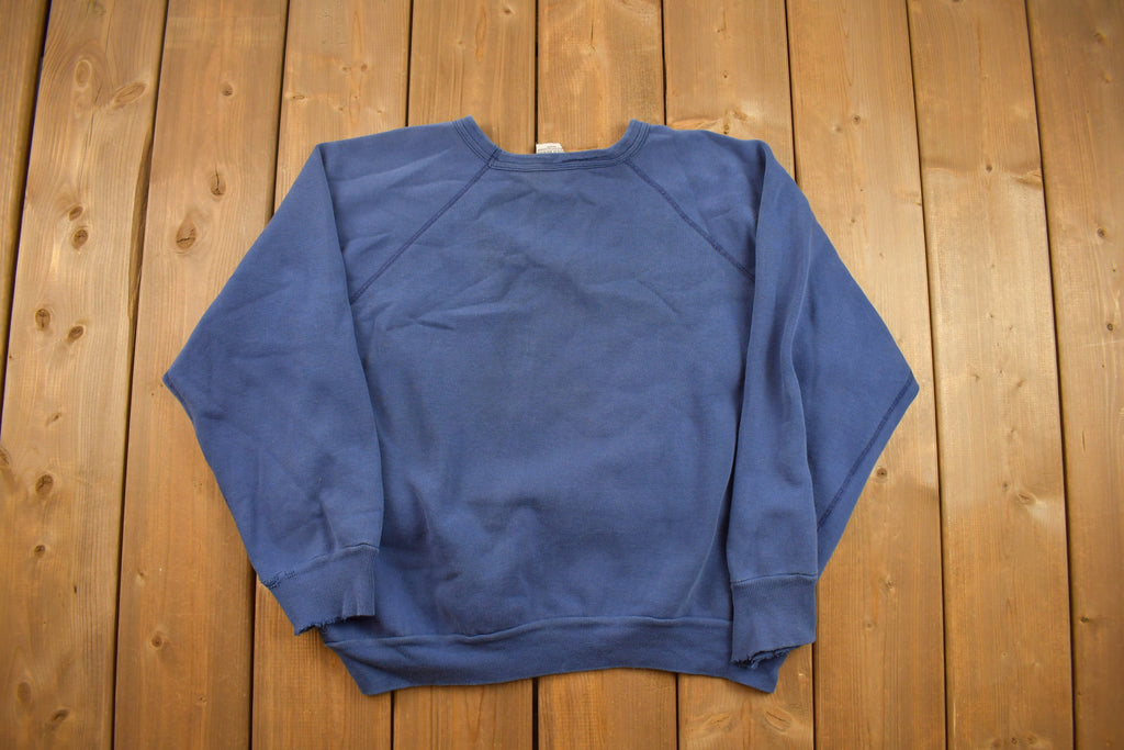 Vintage 1960s Huron College Collegiate Crewneck Made In Canada Sportswear Sweatshirt