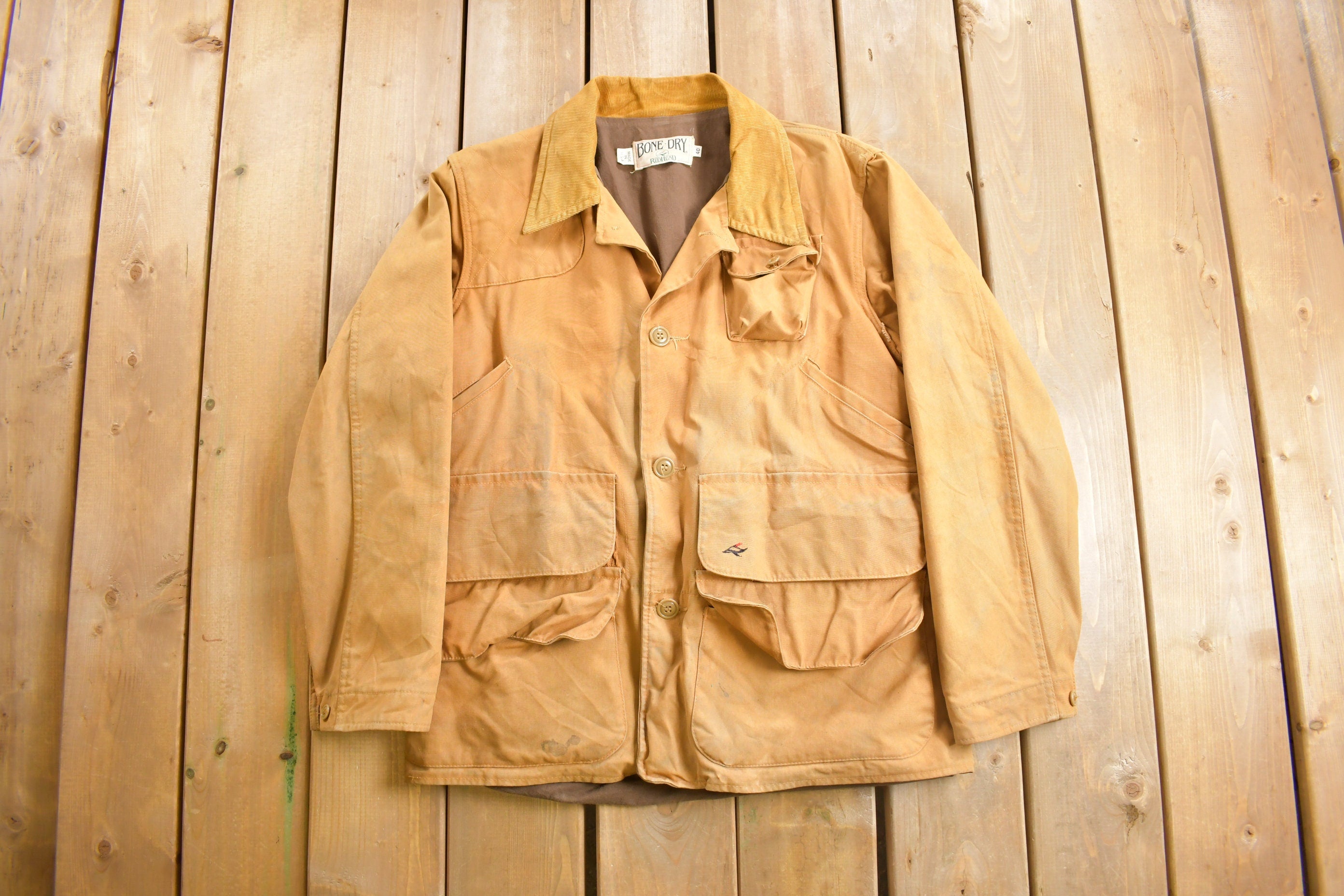 Vintage 1950s Red Head Canvas Hunting Jacket Made In USA