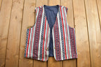 Vintage 1970s Big E Levis Reversible Denim Jean Jacket Vest