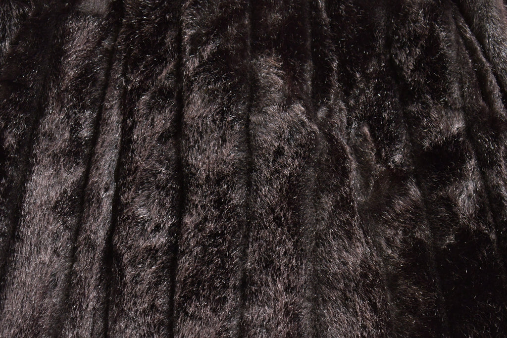 Vintage 1960s Betty Rose Full Length Faux Fur Coat