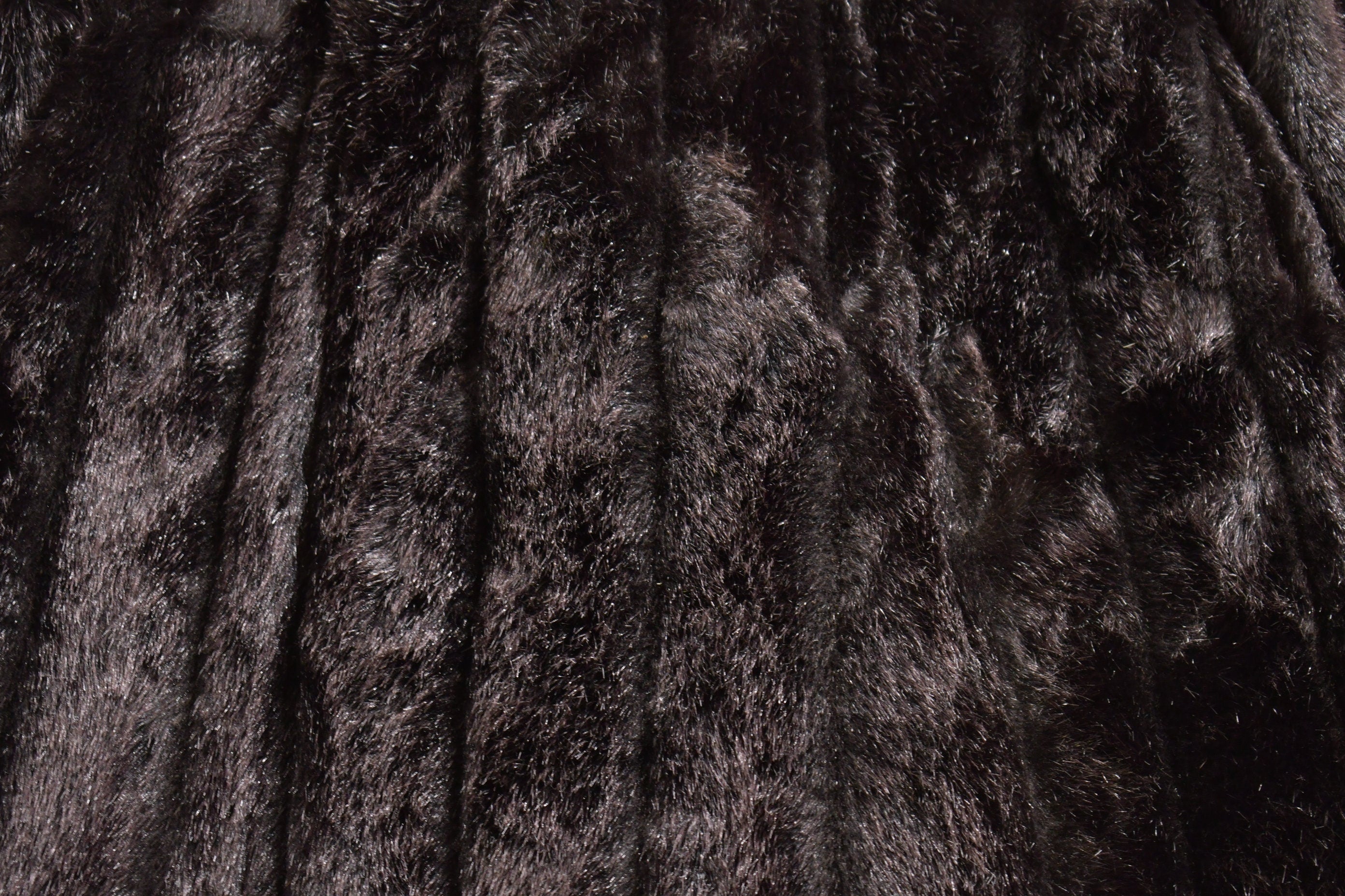 Vintage 1960s Betty Rose Full Length Faux Fur Coat