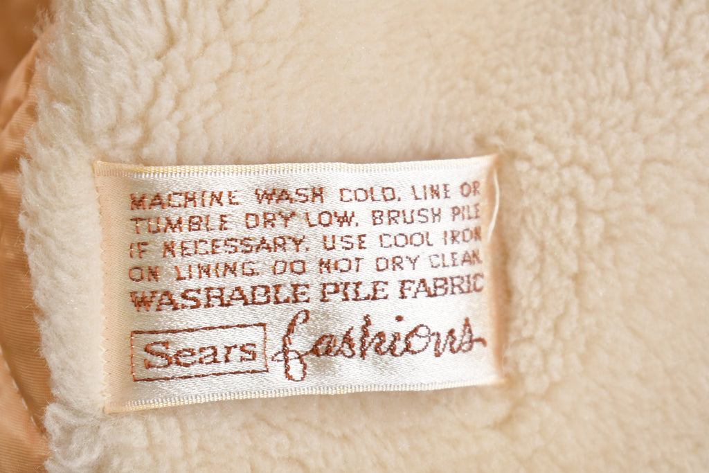 Vintage 1970s Sears Faux Fur Coat