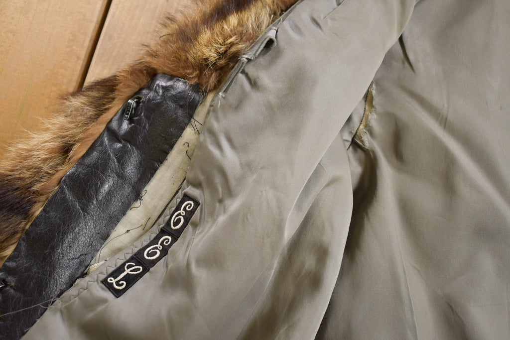 Vintage 1960s Baxter Furs Raccoon Fur Waist Coat