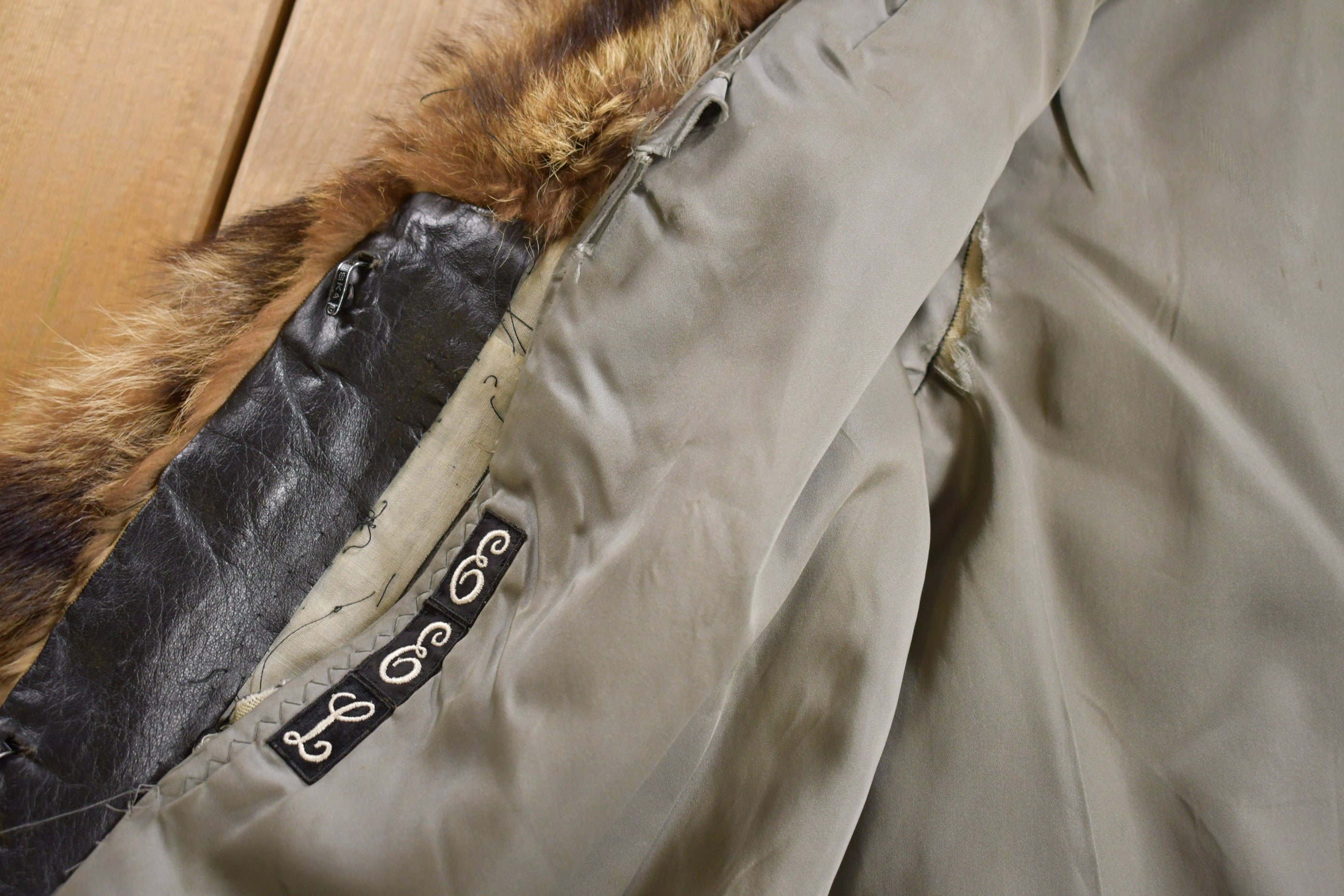 Vintage 1960s Baxter Furs Raccoon Fur Waist Coat