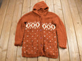 Vintage 1970s Knit Hooded Sweater True Vintage