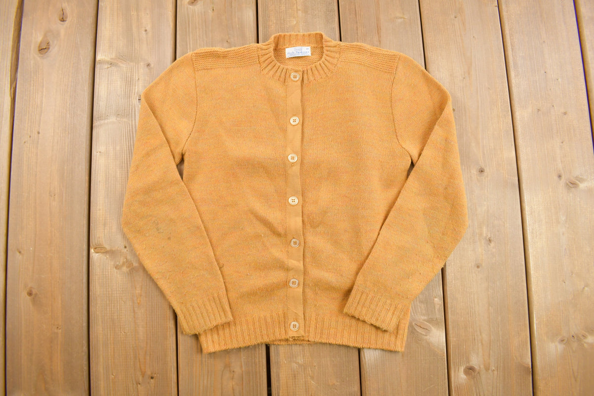 Vintage 1960s Sears Knit Cardigan Sweater