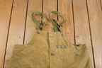 Vintage 1940s USN Deck Bib Overalls WWII