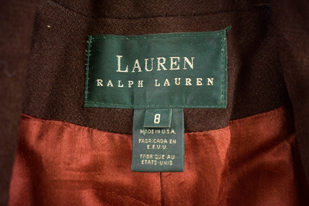 Vintage 1990s Lauren Ralph Lauren Camel Hair Coat