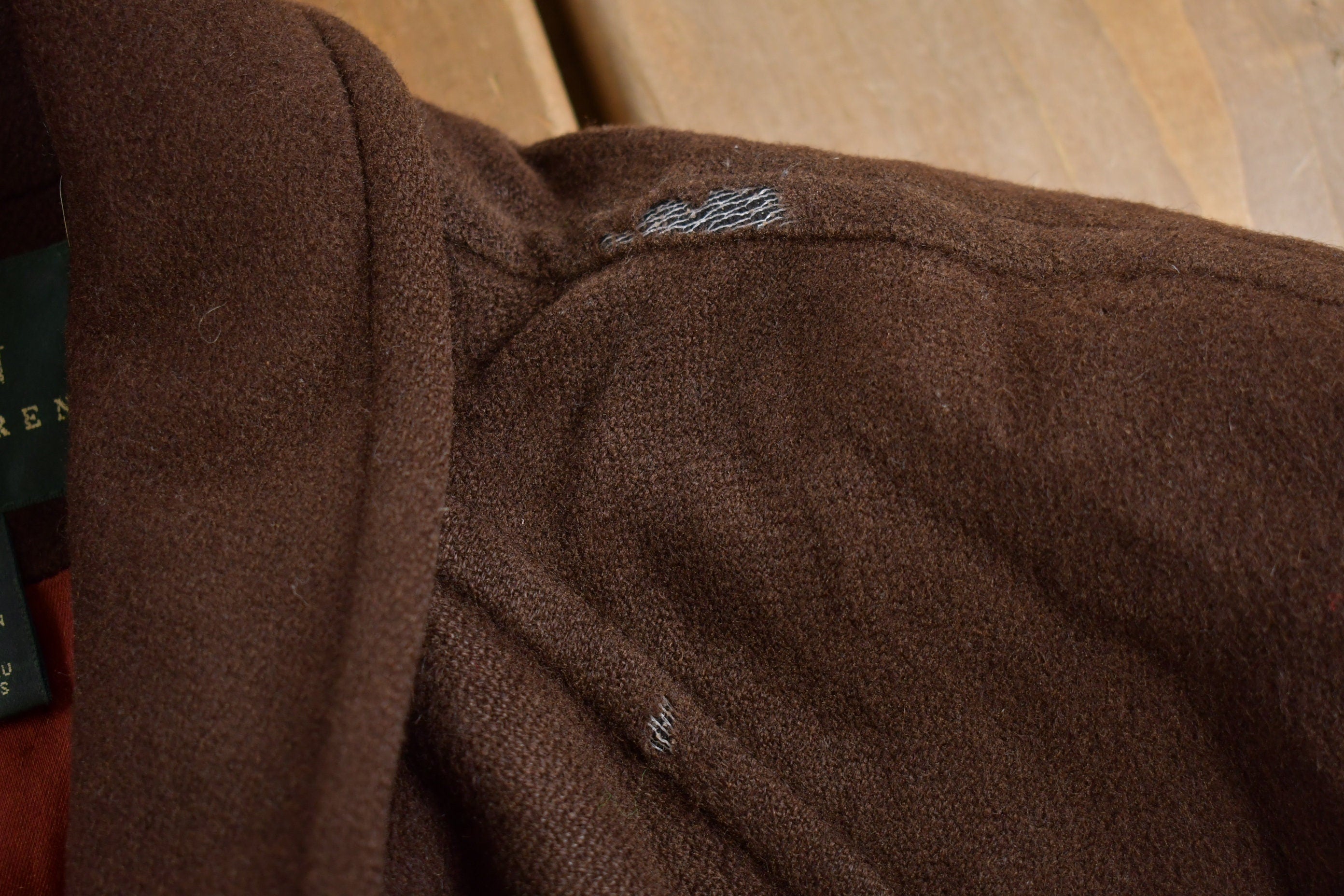 Vintage 1990s Lauren Ralph Lauren Camel Hair Coat