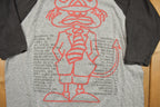Vintage 1990s ACDC The Razers Edge Tour Band Baseball T-shirt