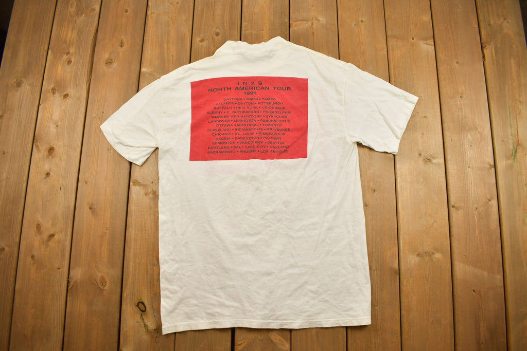 Vintage 1991 INXS North America Tour Band T-shirt