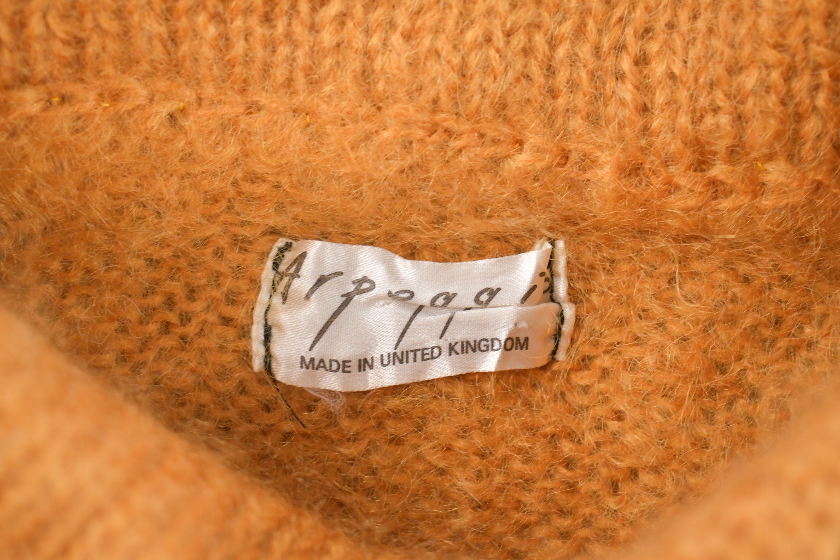 Vintage 1970s Knitted Turtle Neck Sweater