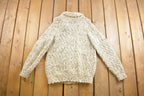 Vintage 1960s Crochet Knitted Sweater
