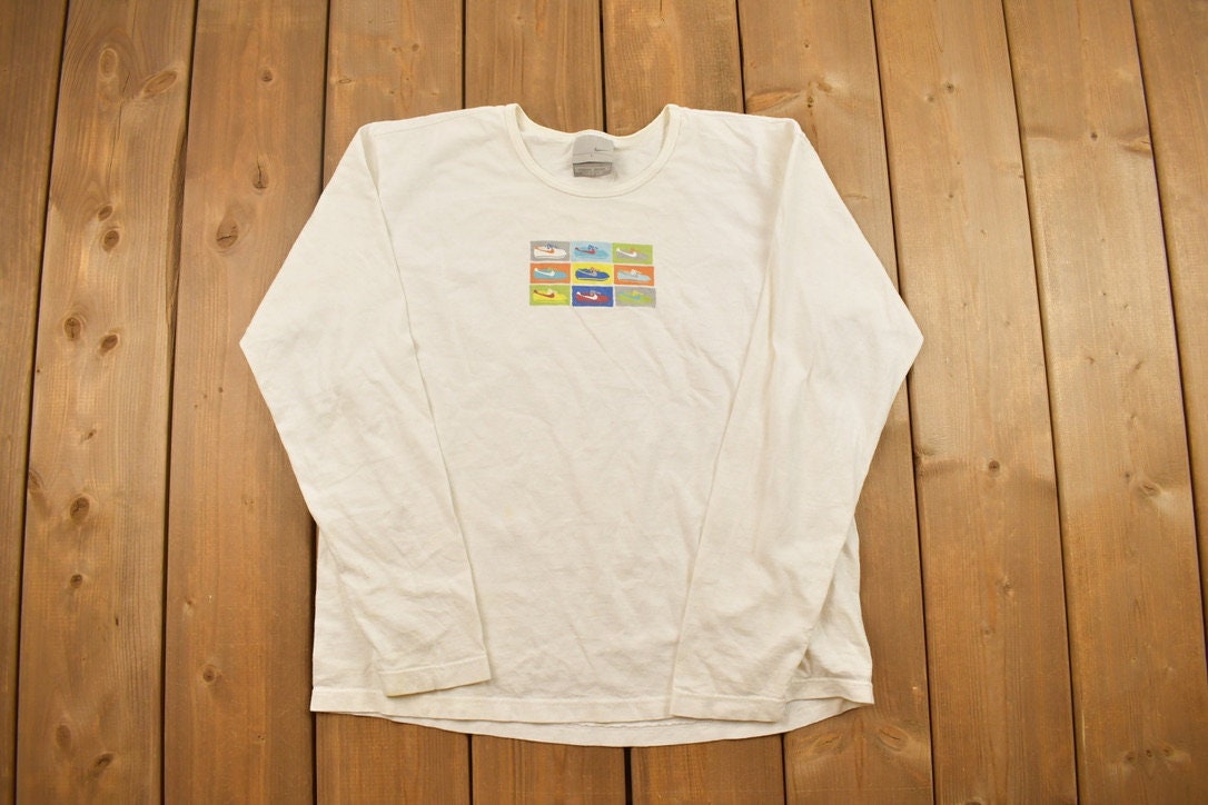 Vintage 1990s Nike Cortez Long Sleeve Sweatshirt