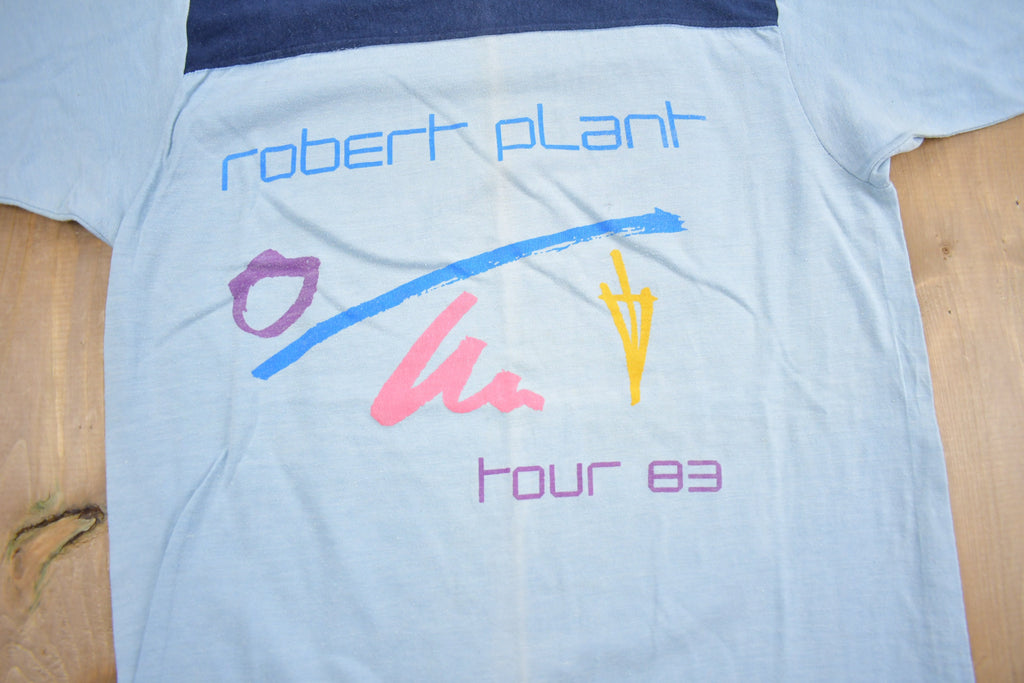 Vintage 1983 Robert Plant Uk Tour Tour T-shirt
