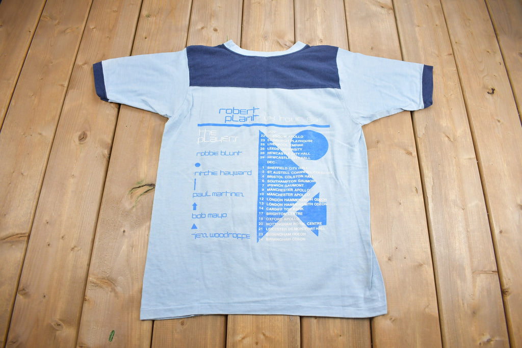 Vintage 1983 Robert Plant Uk Tour Tour T-shirt