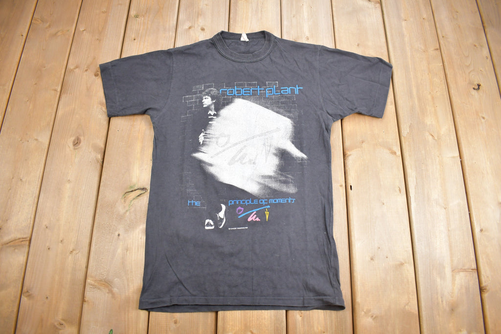 Vintage 1983 Robert Plant Uk Tour Tour T-shirt