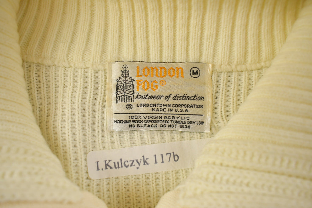 Vintage 1990s London Fog 100% Wool Knit Sweater