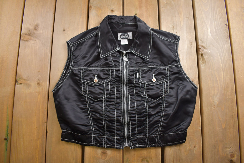 Vintage 1990s Levis Silver Tab Full Zip Sweater Vest