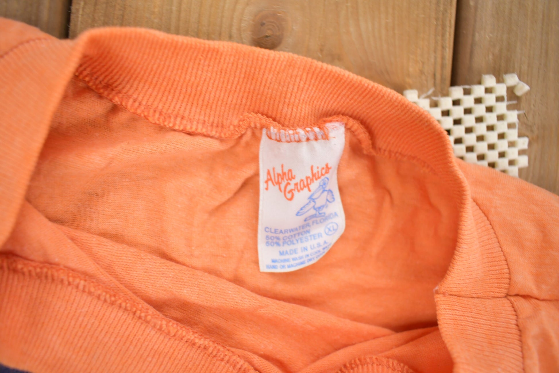 Vintage 1970s Clearwater Beach Florida Souvenir T Shirt