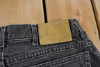 Vintage 1970s Lee Black Wash Jeans Size 30 x 30