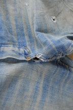 Vintage 1970s Distressed Flare Jeans Size 36 x 28