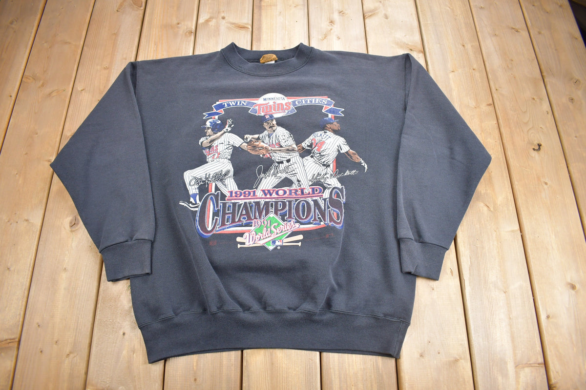 Vintage 1991 Minnesota Twins MLB Crewneck Sweatshirt