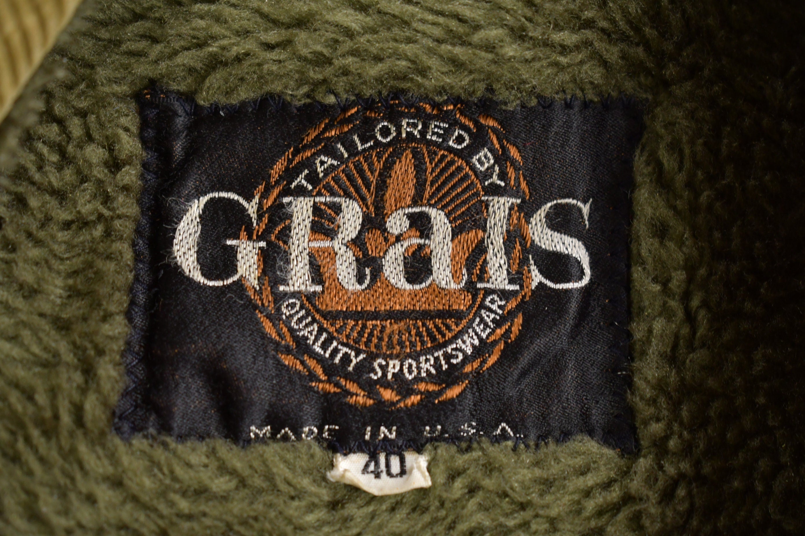 Vintage 1970s Corduroy Overcoat