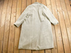 Vintage 1960s Jonathan Christopher Full Length Wool Coat Fall Winter Outerwear