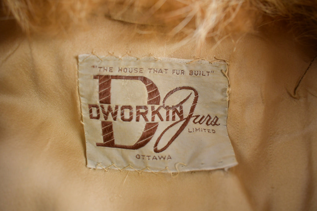 Vintage 1970s Dworkin Furs Full Length Mink Fur Coat