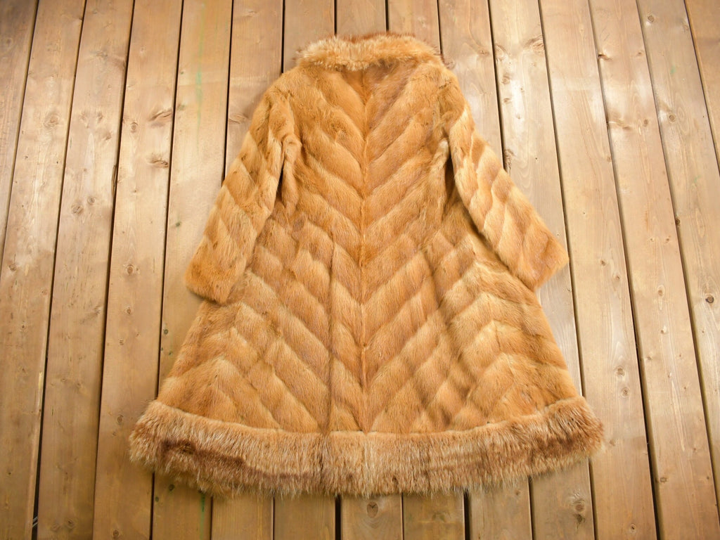 Vintage 1970s Dworkin Furs Full Length Mink Fur Coat