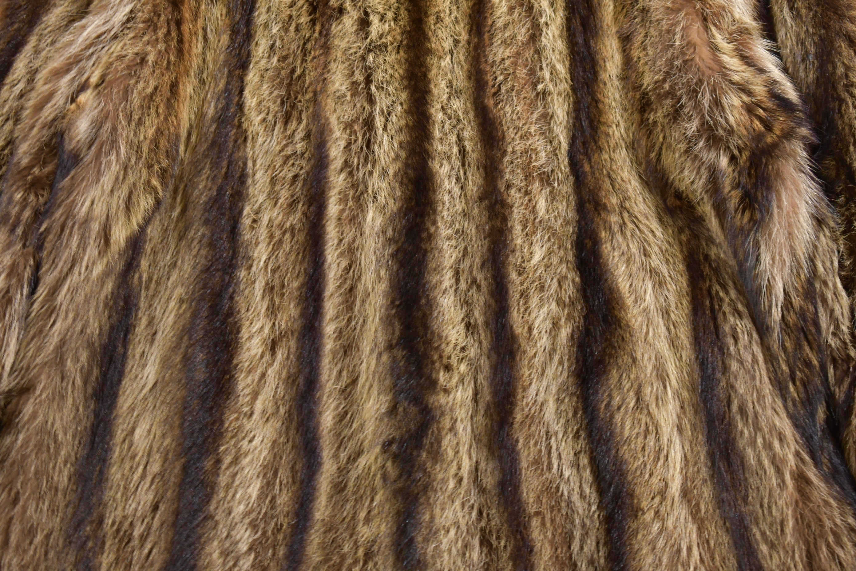 Vintage 1960s Baxter Furs Raccoon Fur Waist Coat